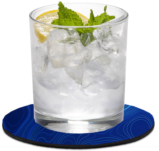 Personalised Coaster Set - Blue