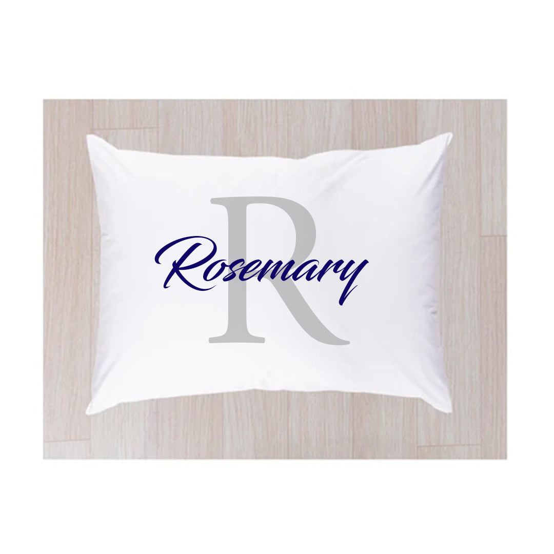 Personalised Pillowcase - Name + Initial
