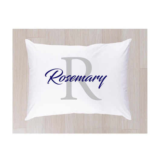 Personalised Pillowcase - Name + Initial