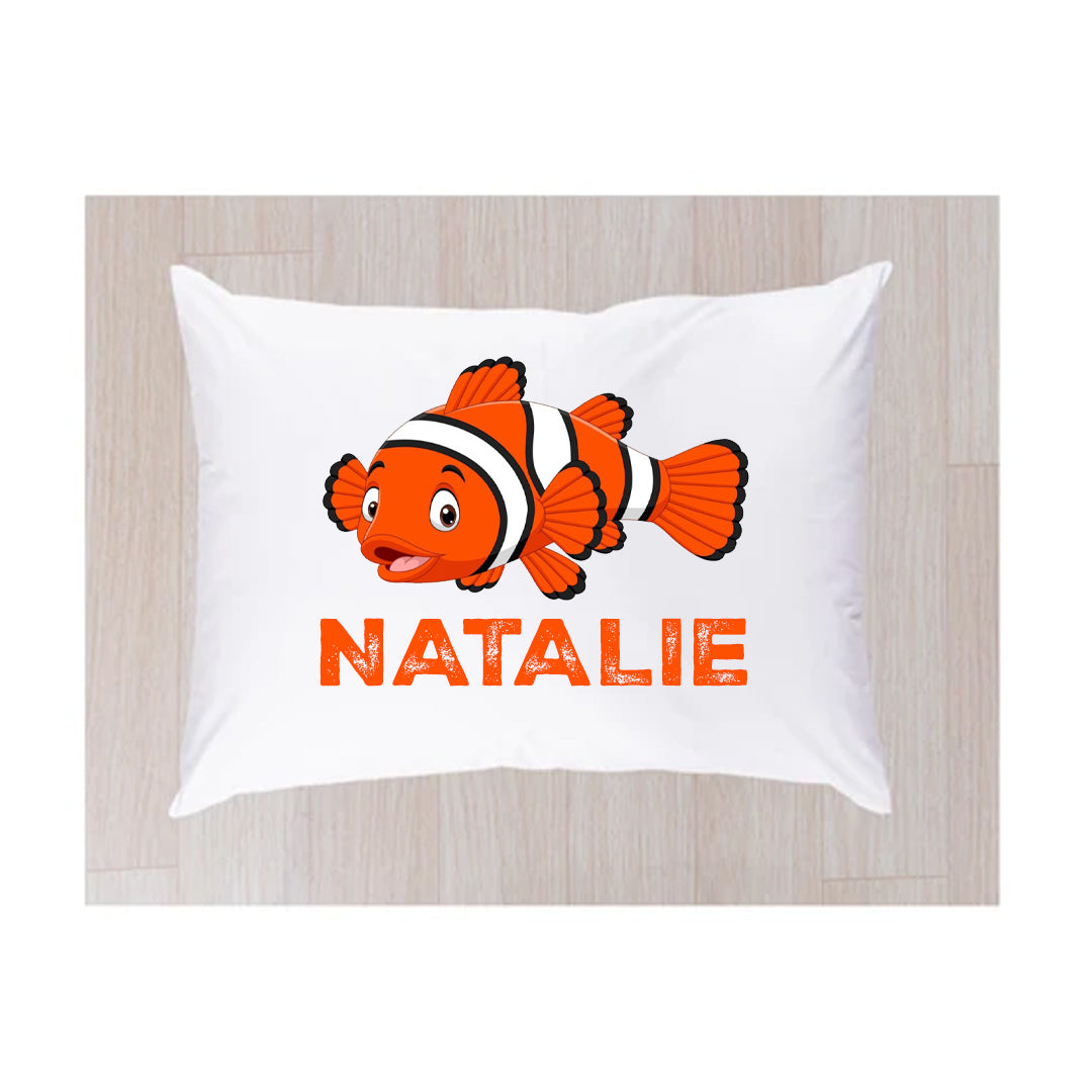 Personalised Clownfish Pillowcase