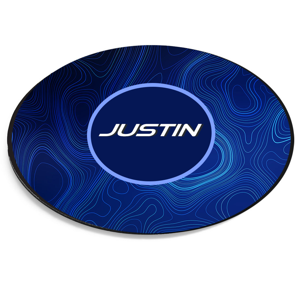 Personalised Coaster Set - Blue