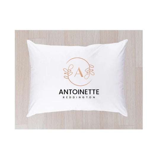 Personalised Leafy Pillowcase - Names