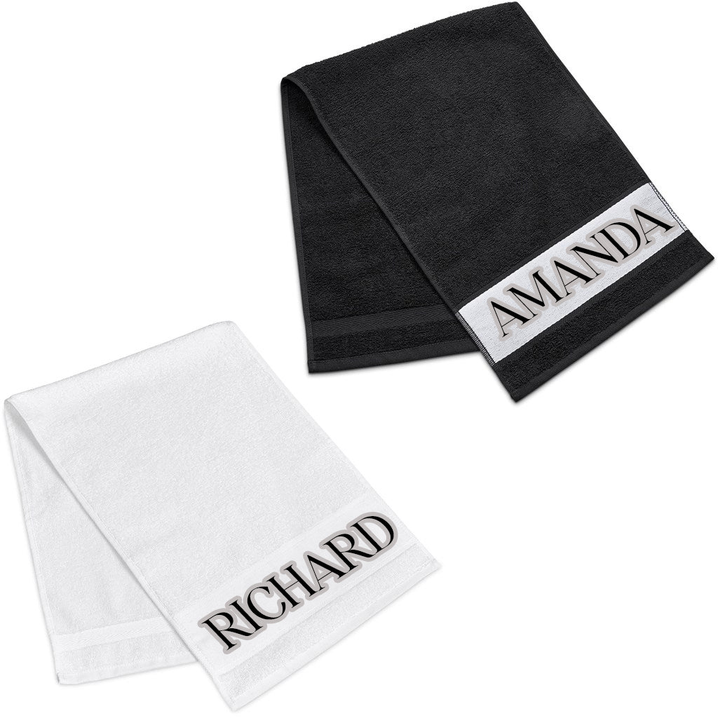 Personalized Name Sports and Hand Towel