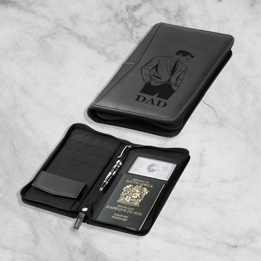 Personalised Vettro Travel Wallet - Name