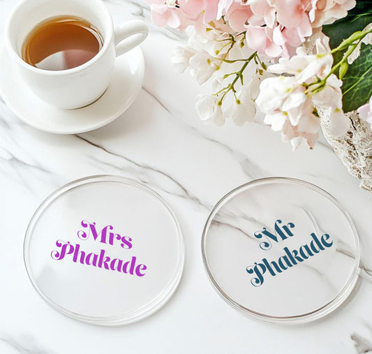 Personalised Coaster Set - Couples