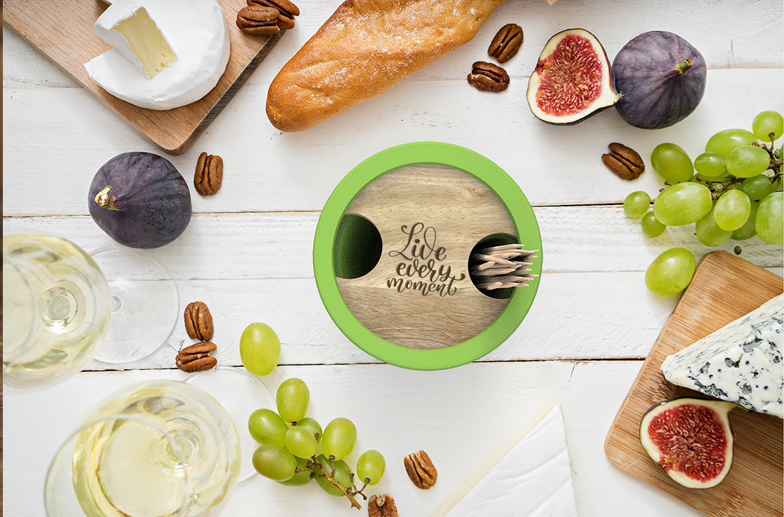 Elegance Toothpick Holder & Dispenser - Live Every Moment