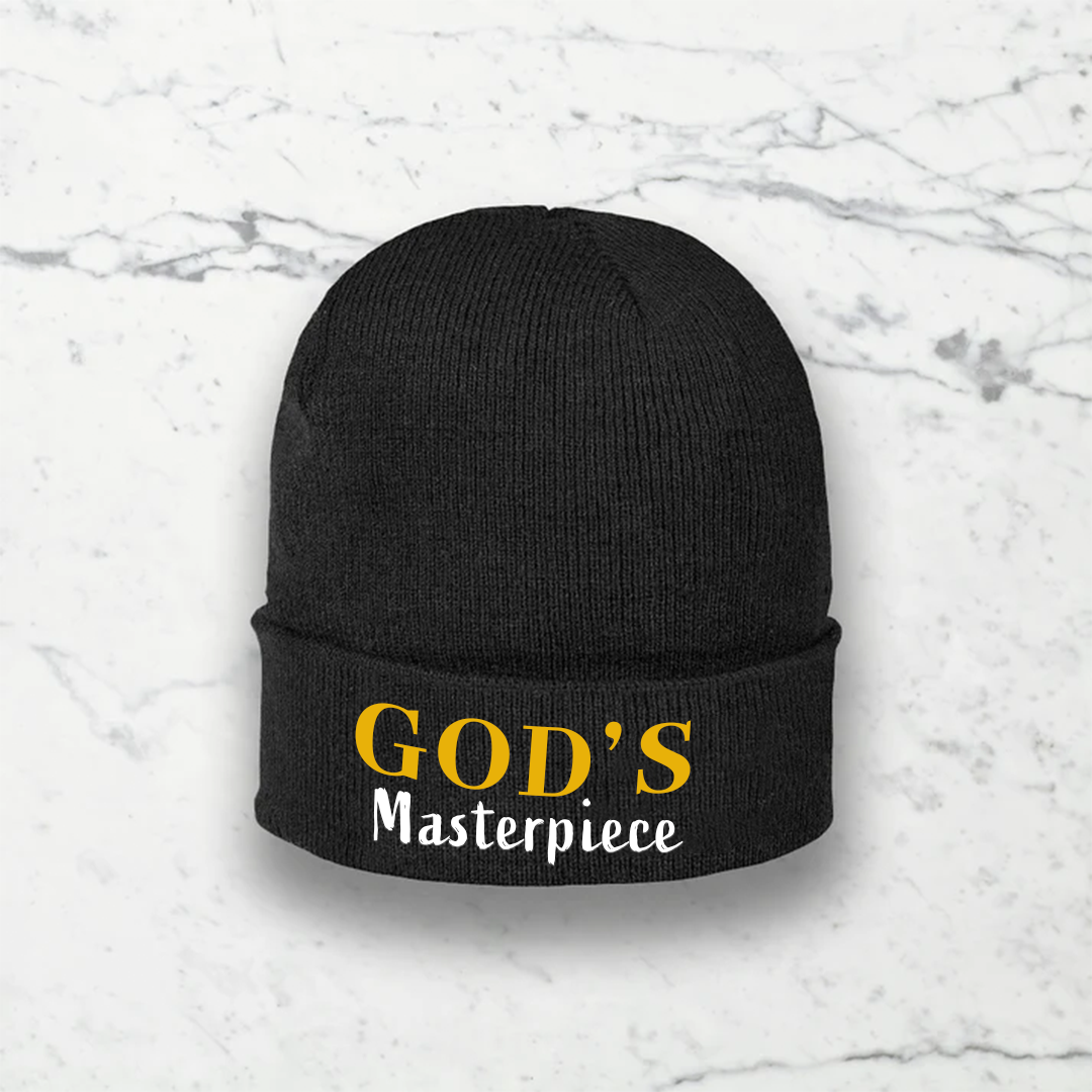 Black Colorado Acrylic Beanie - God's Masterpiece