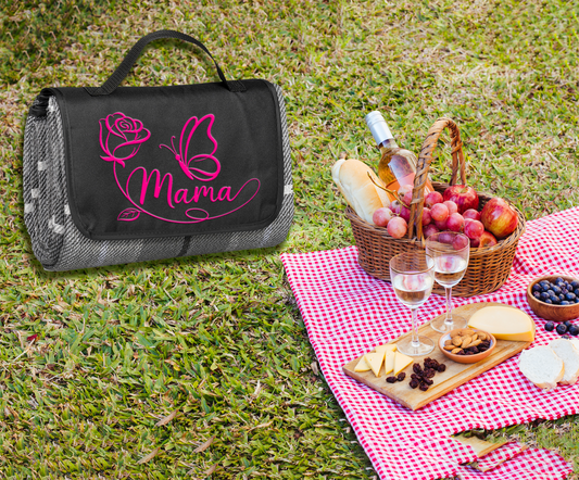 Pastel Horizon Picnic Blanket - Mama