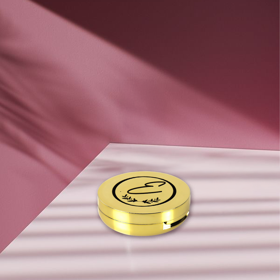 Lip Balm & Compact Set - Leafy Initial