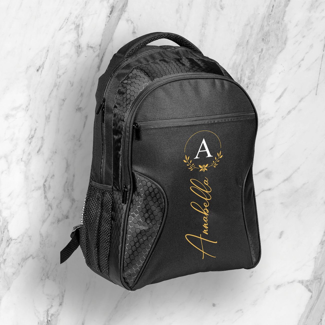 UrbanElite Laptop Backpack - Initial + Name