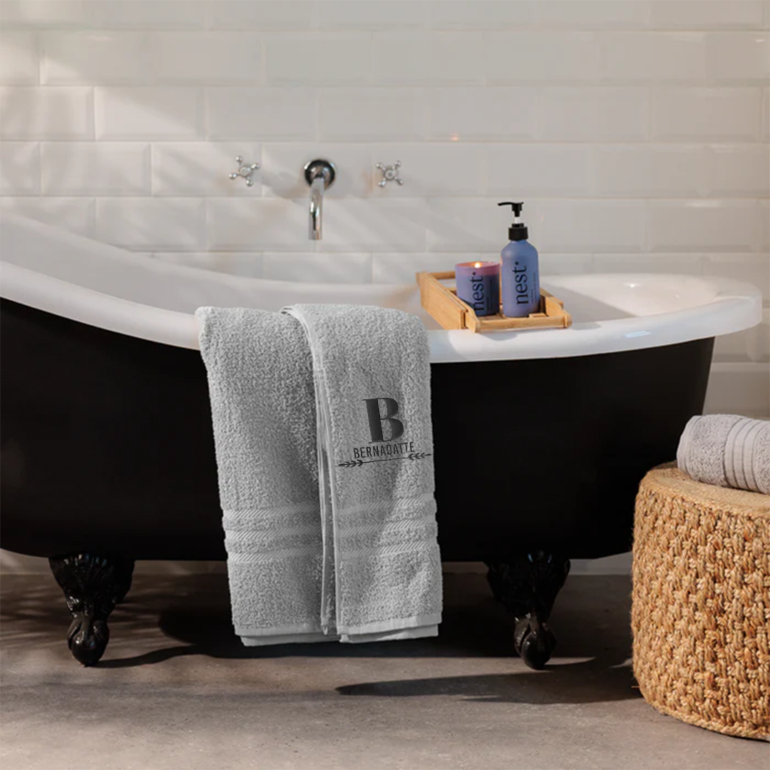 Cotton Club Towel Collection Bath Sheet -initial