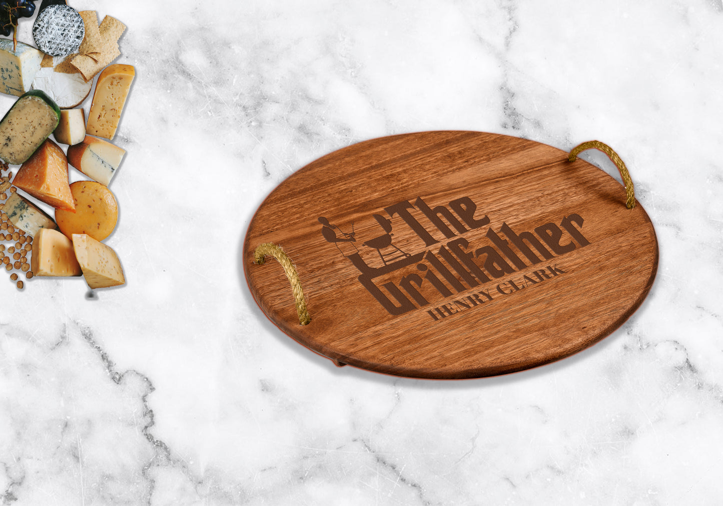 Homestead Large Round Food Platter - The Grillfather