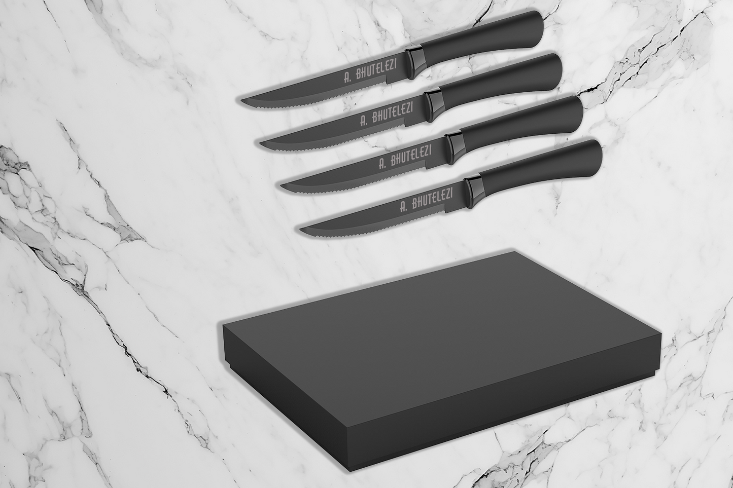 Heritage Steak Knife Set - Initial + Name