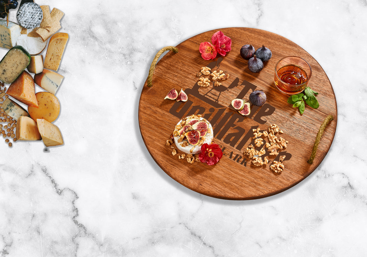Homestead Large Round Food Platter - The Grillfather