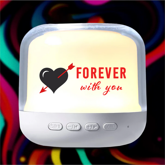 Periwinkle Vibe RGB Speaker Lamp - Forever