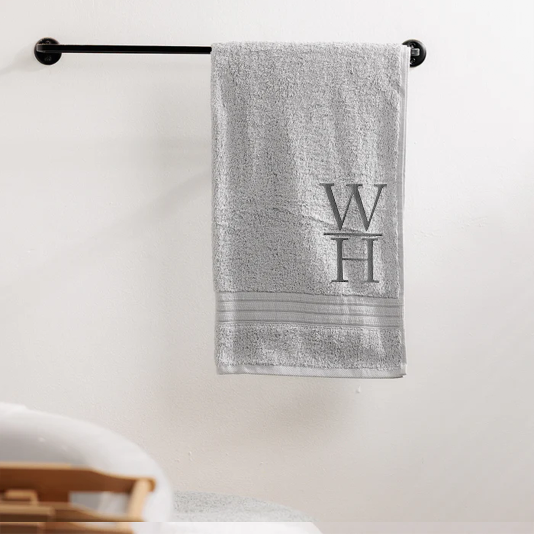 PureStay 100% Cotton Hand Towel - Initials