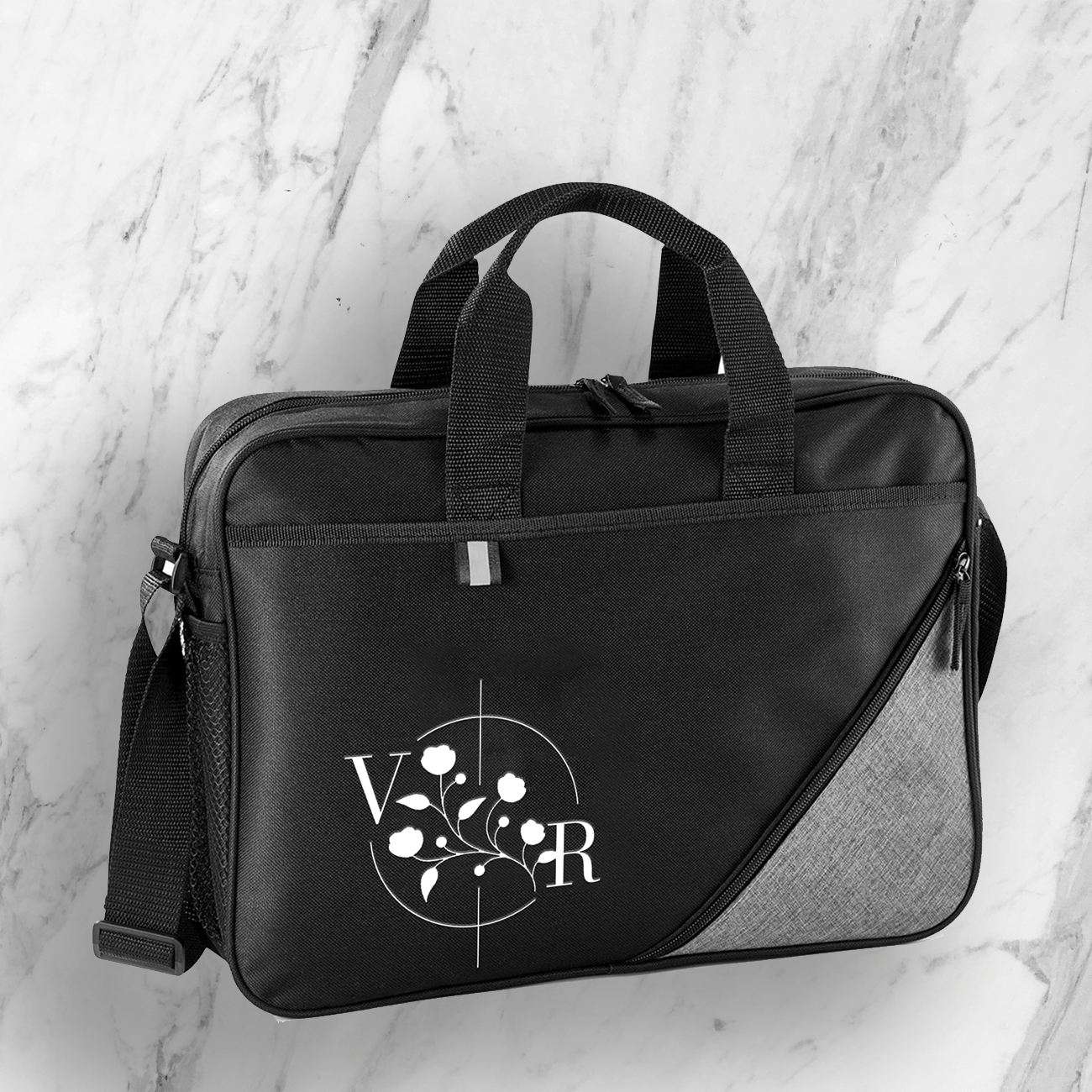 Eclipse Ridge Laptop Bag - Art + Initials