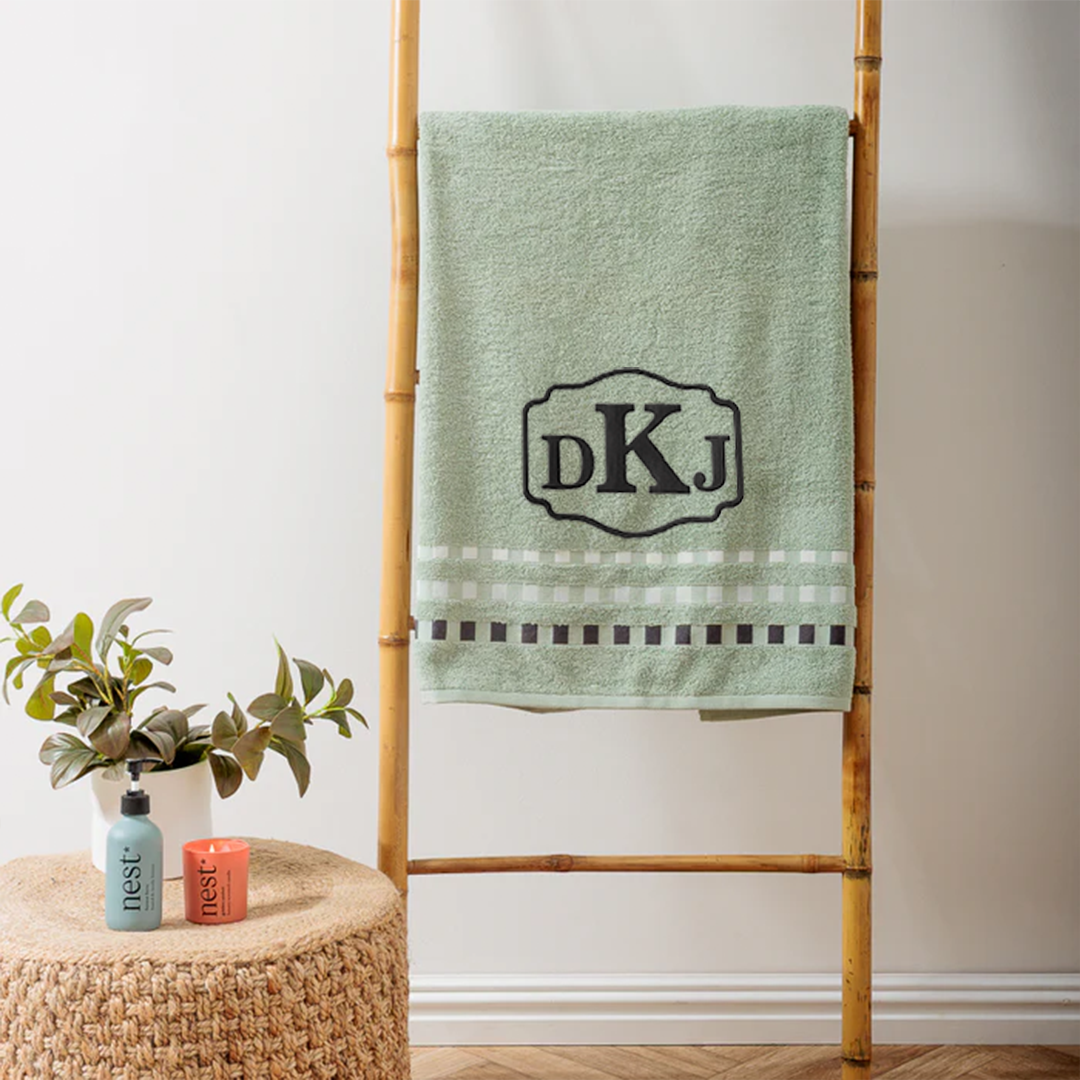 Personalised Initials XXL Bath Sheet