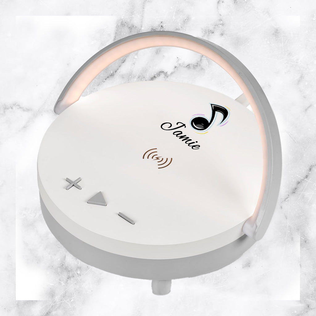 Quantex Bluetooth Speaker, Wireless Charger & Night Light