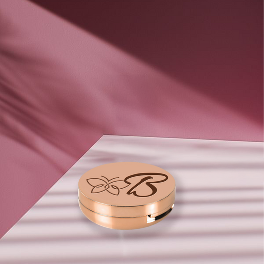 Lip Balm & Compact Set - Butterfly + Initial