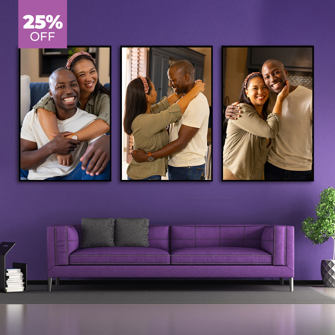 Trio Photo Canvas