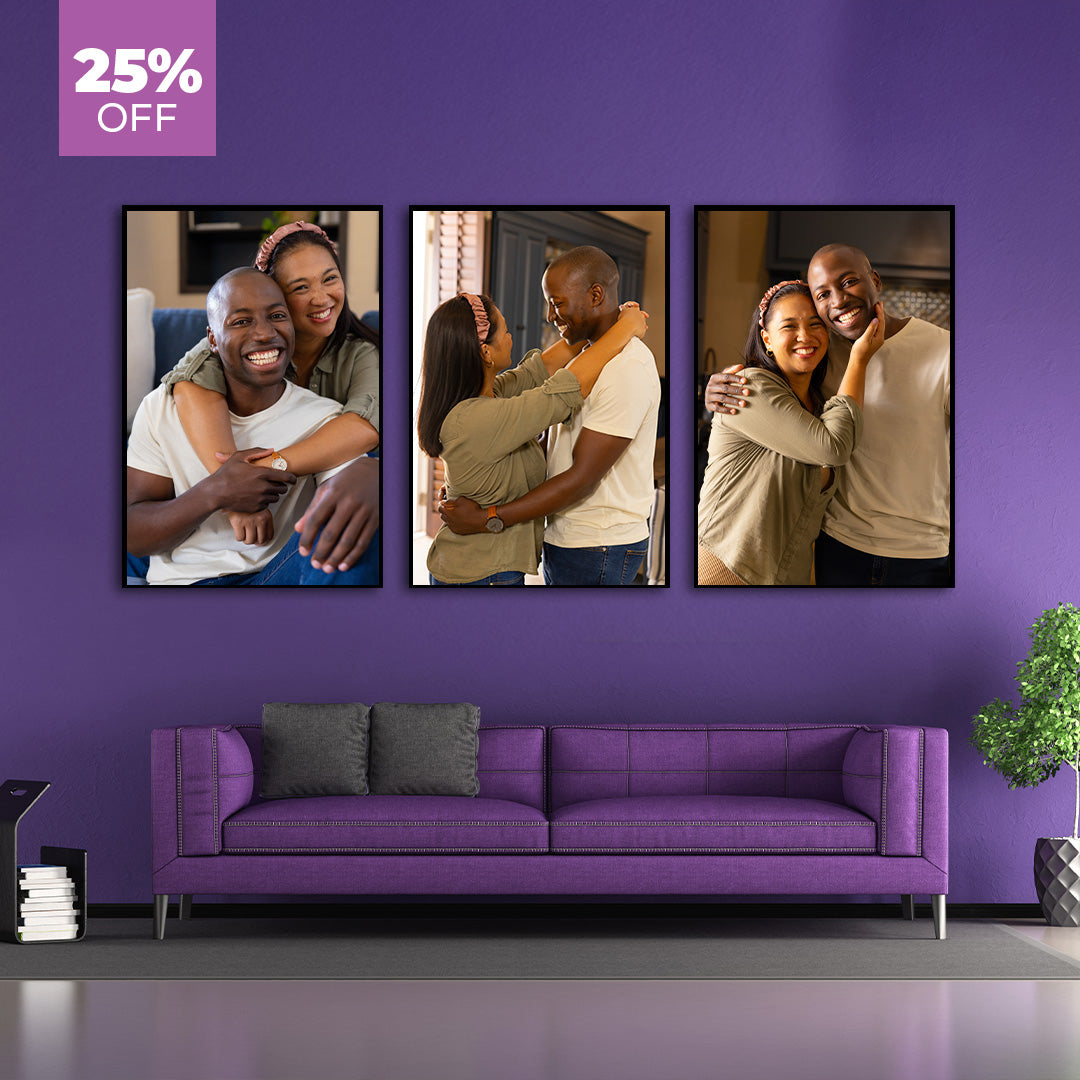 Trio Photo Canvas