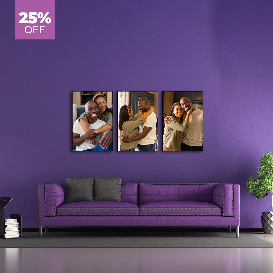 Trio Photo Canvas