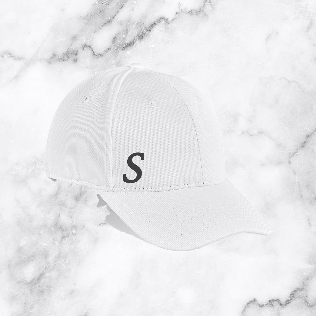 Cleanfit 6 Panel Fitted Cap - Initial