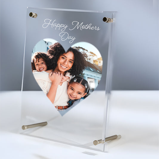 Personalised Acrylic Frame - Happy Mothers Day + Photo