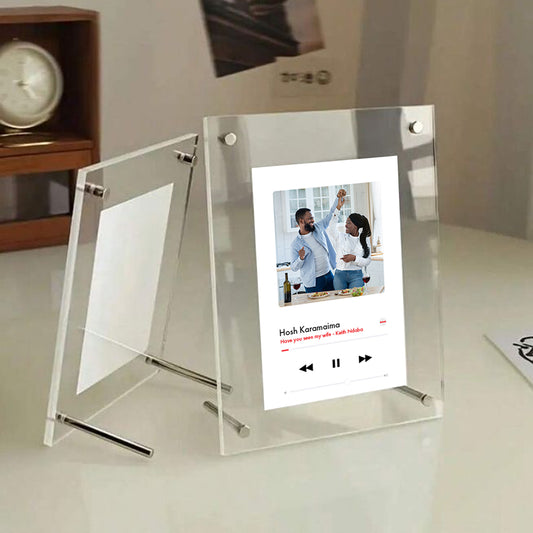 Personalised Acrylic Photo Frame - Our Jam