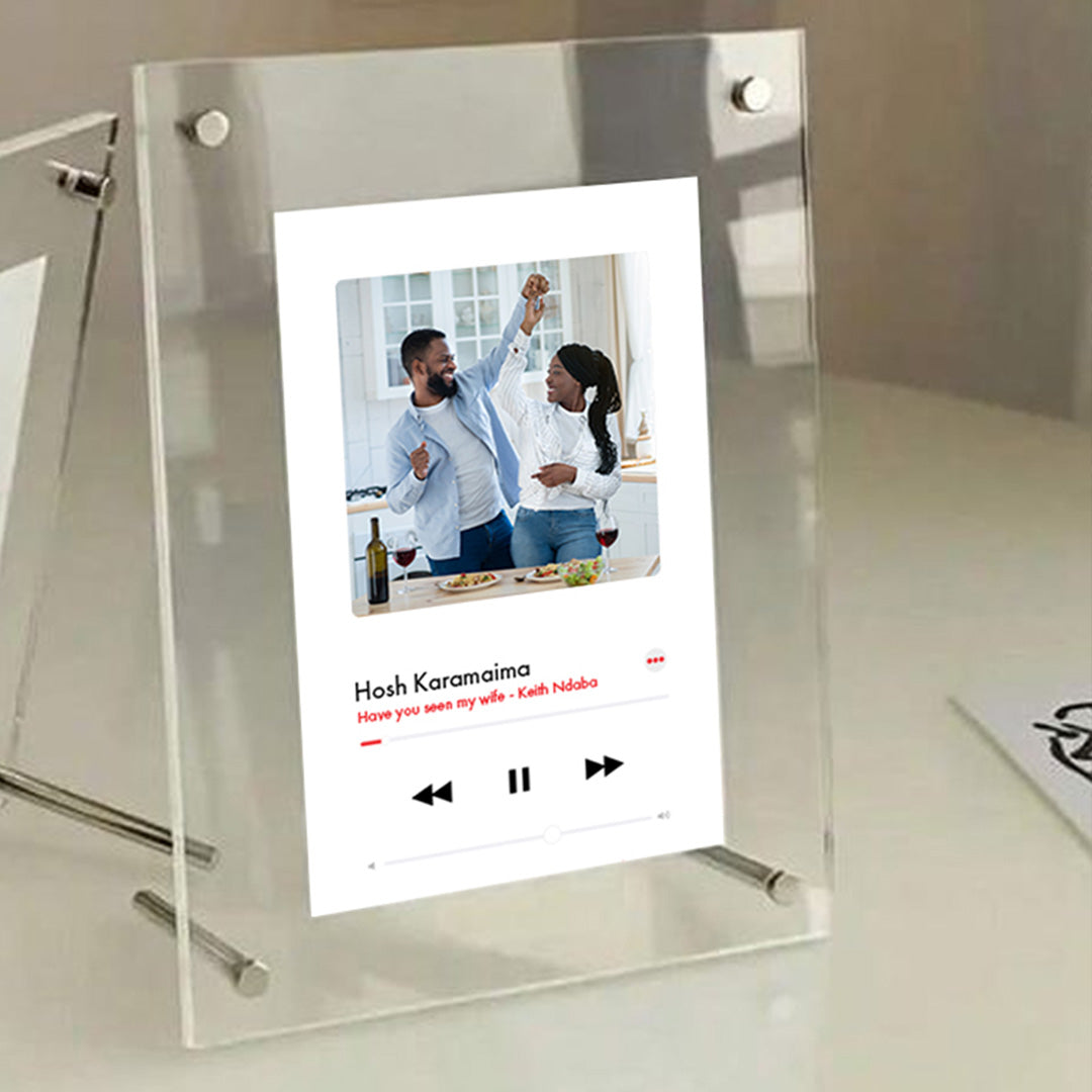 Personalised Acrylic Photo Frame - Our Jam