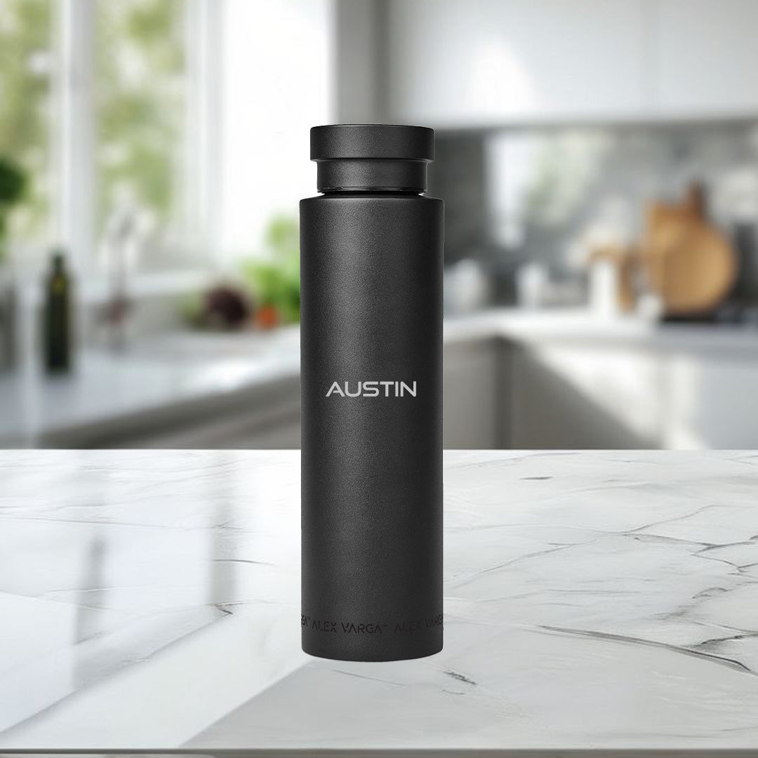 RoamQuench Stainless Steel Vacuum Water Bottle - 800ml Name ONLY