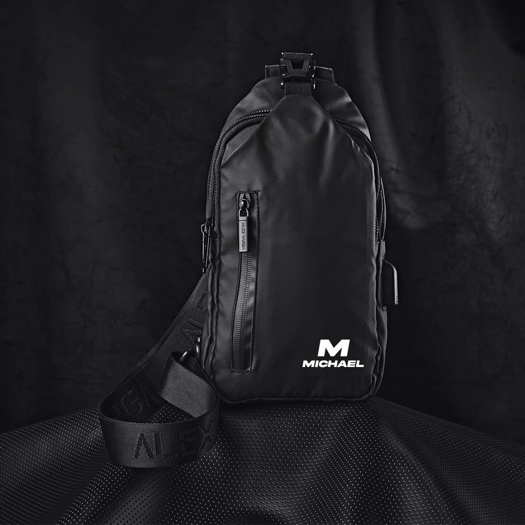Messenger Sling Bag - Initial + Name