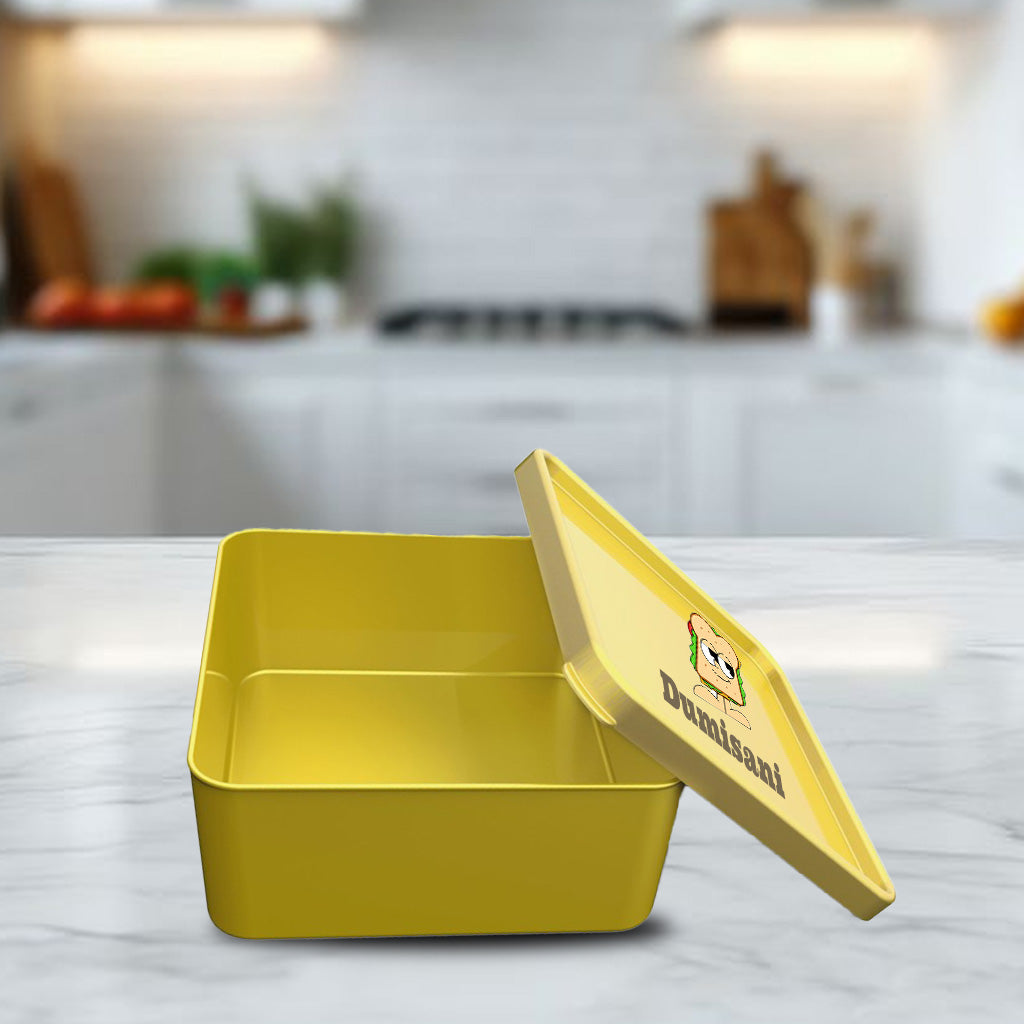 Personalised Mr Bread Lunch Box