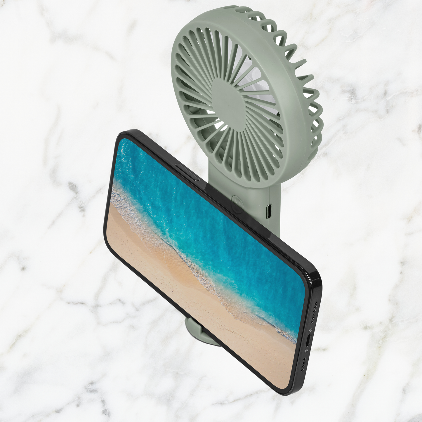 Zephyra Rechargeable Handheld Mini USB Fan - Name Only