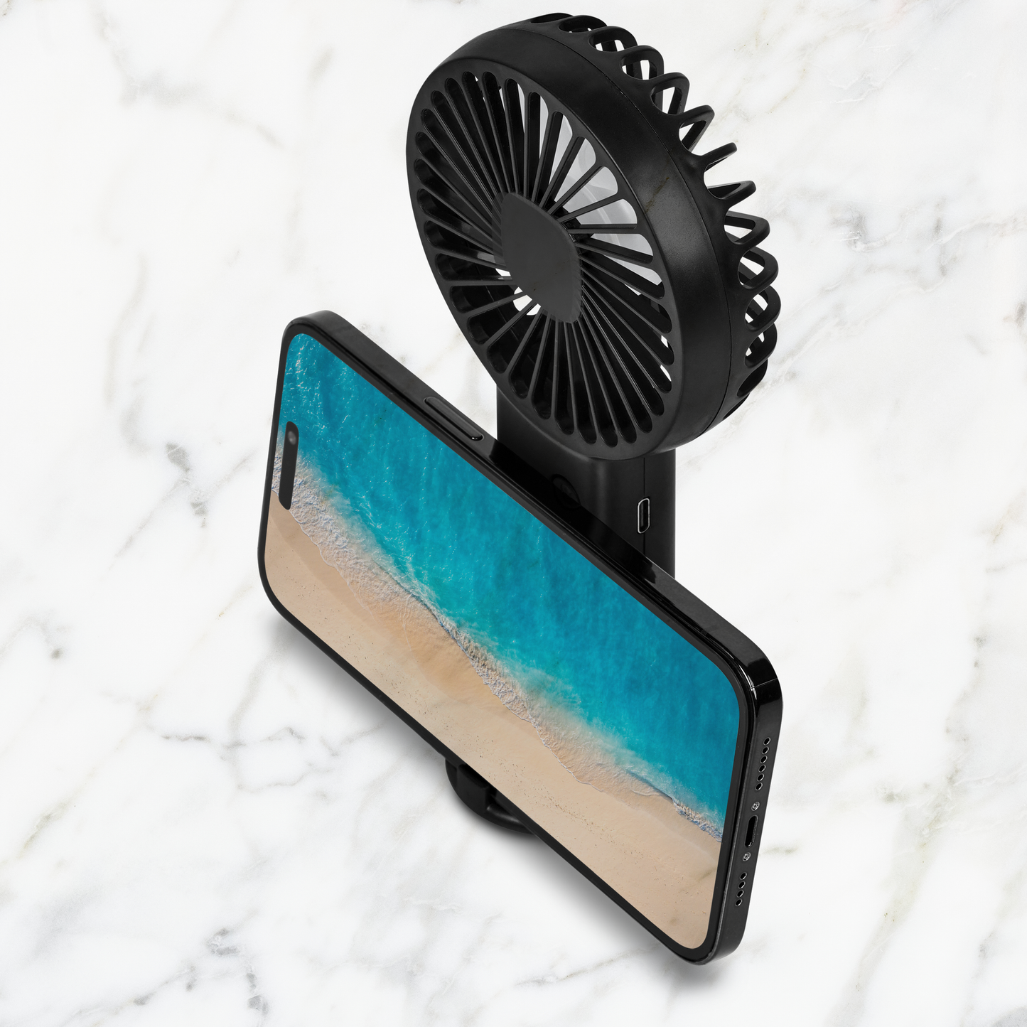 Zephyra Rechargeable Handheld Mini USB Fan - Name Only