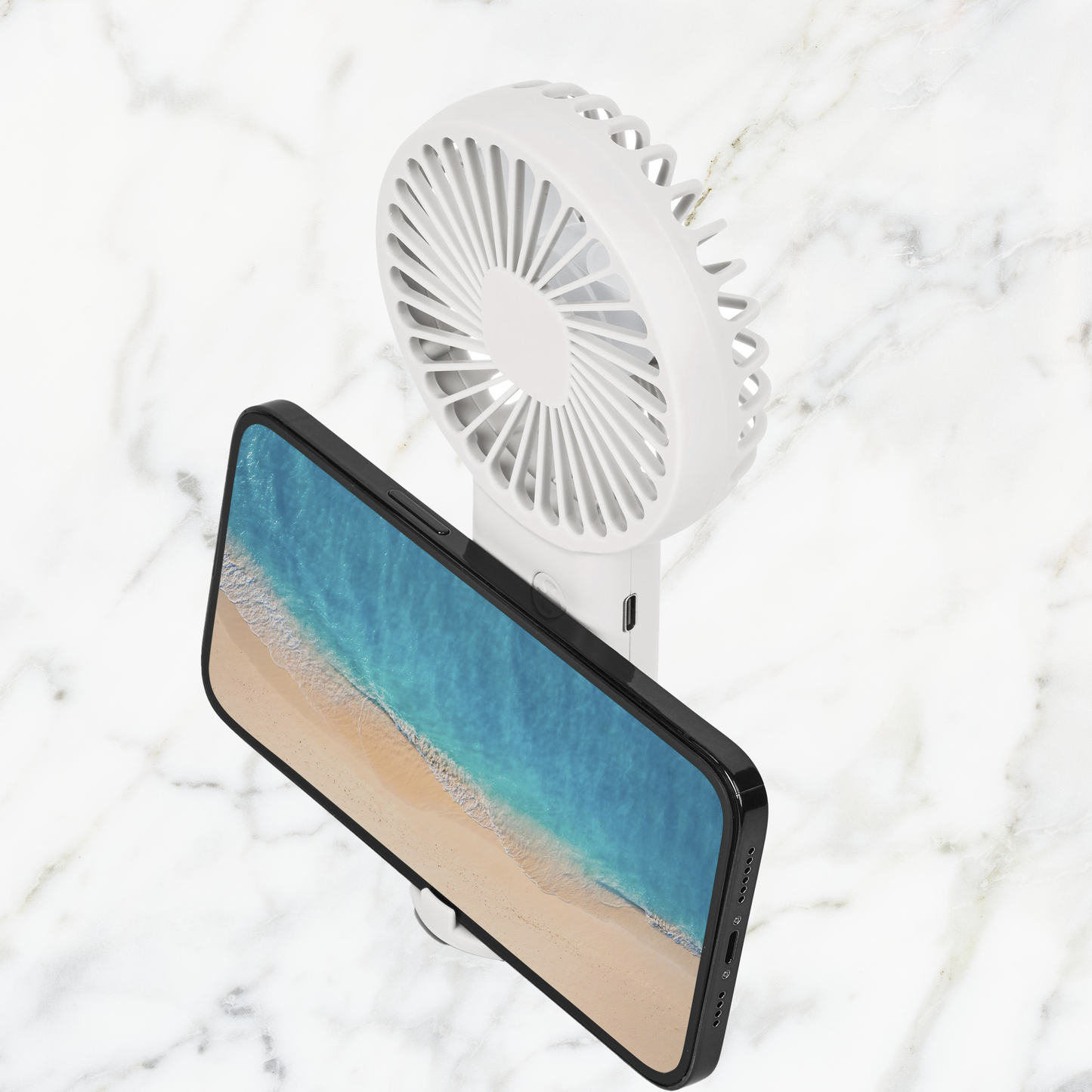 Zephyra Rechargeable Handheld Mini USB Fan - Name Only