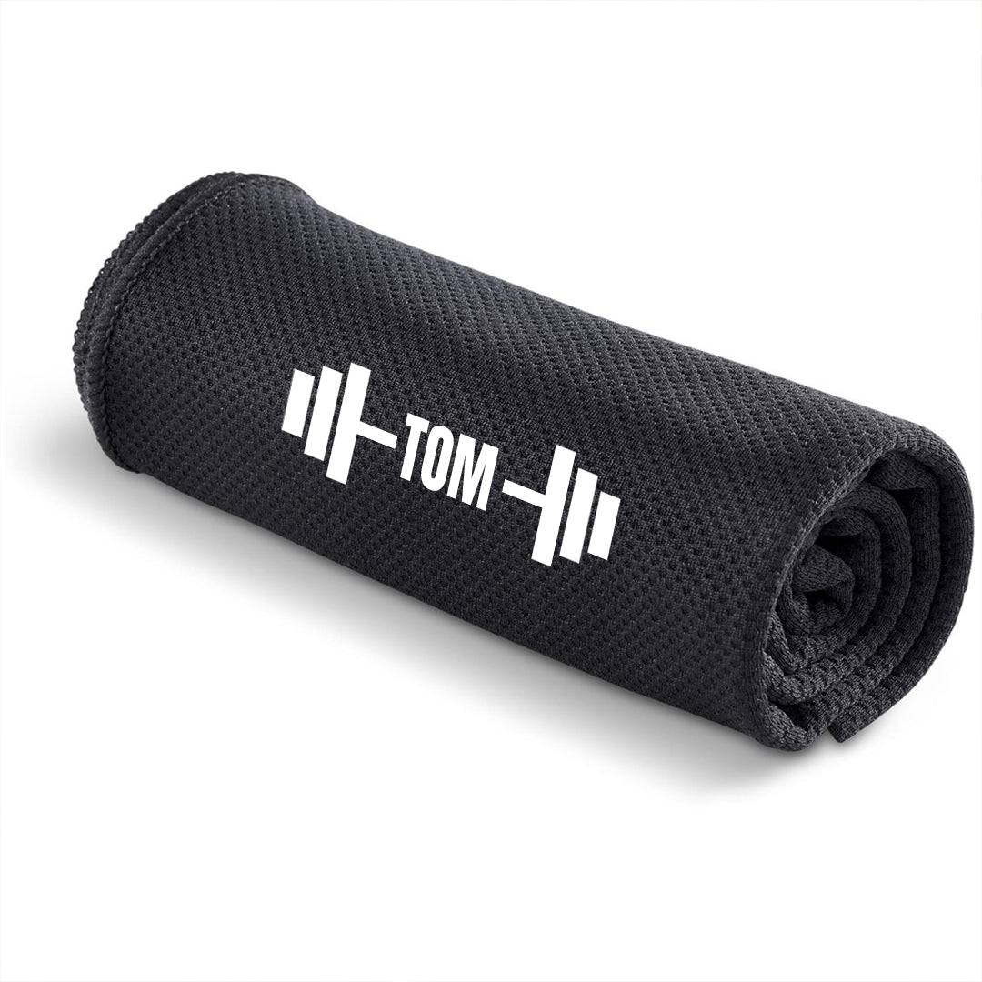 CoolCore Cooling Towel -Name & dumbell