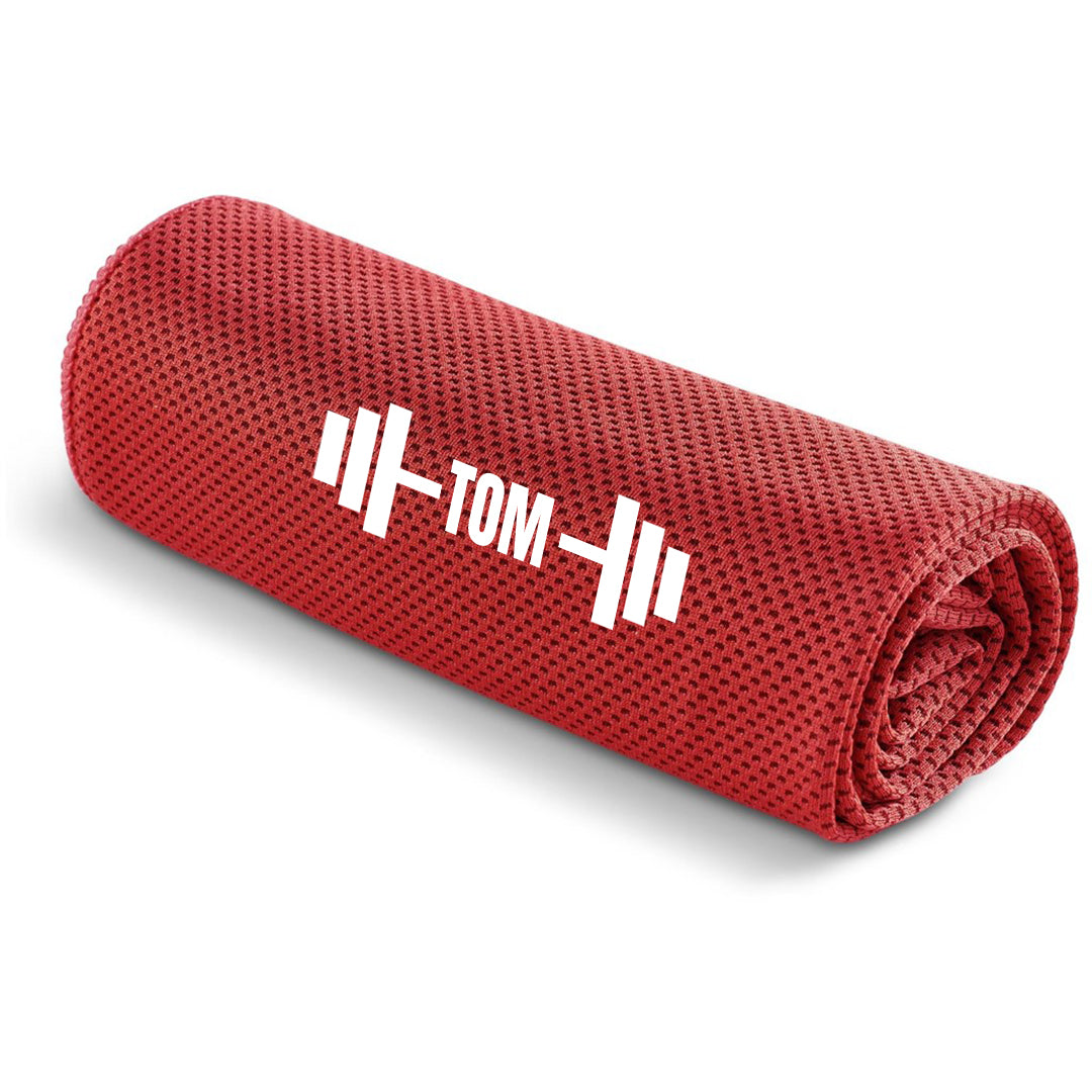 CoolCore Cooling Towel -Name & dumbell