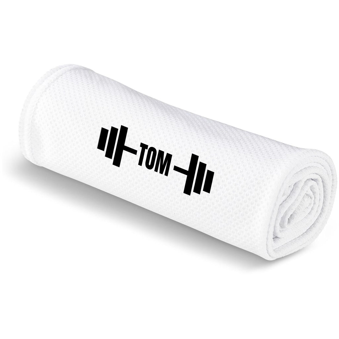 CoolCore Cooling Towel -Name & dumbell