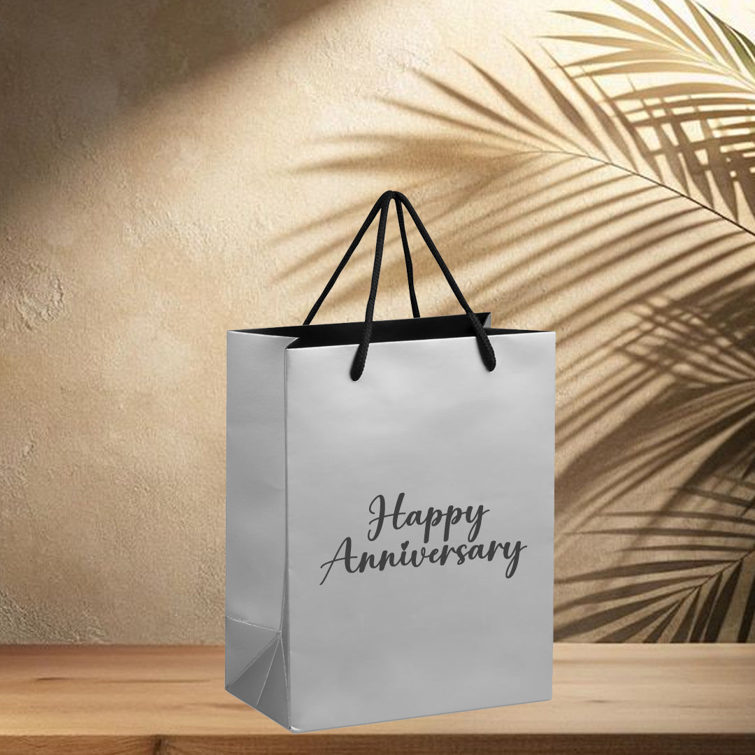 Glow Mini Paper Gift Bag - Happy Anniversary