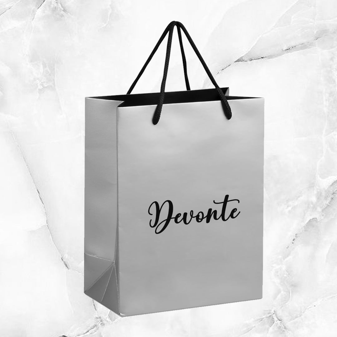 Glow Mini Paper Gift Bag - Name ONLY