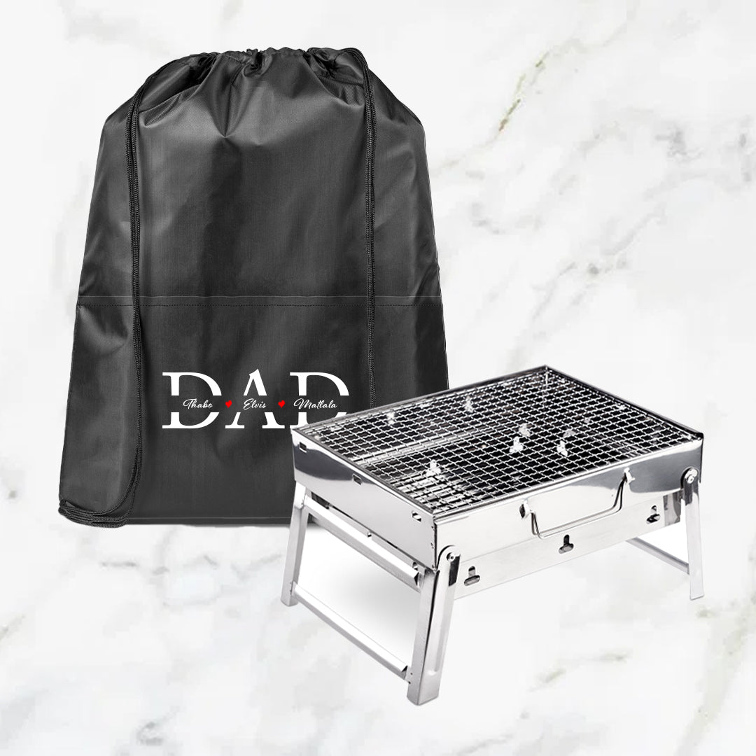 Personalised Dad EmberEdge Braai Set
