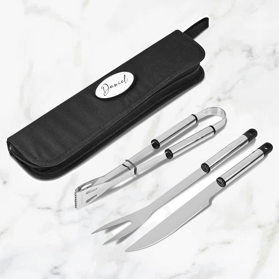 Personalised EmberEdge Braai Set - Name ONLY