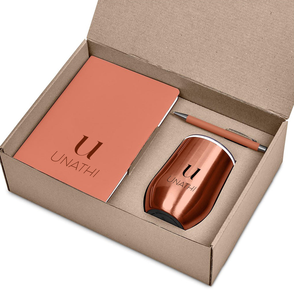Pabary Signature Kraft Gift Set - Initial + Name