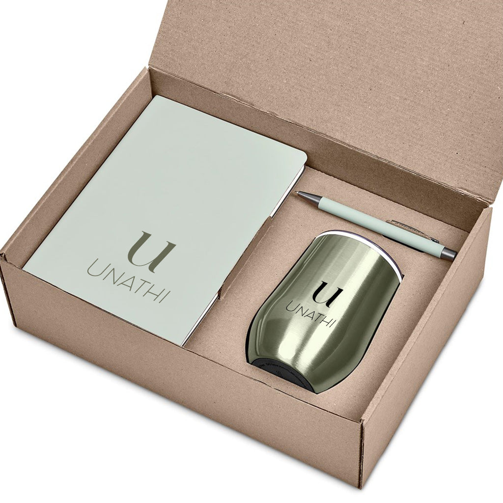 Pabary Signature Kraft Gift Set - Initial + Name