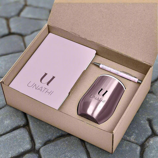 Pabary Signature Kraft Gift Set - Initial + Name