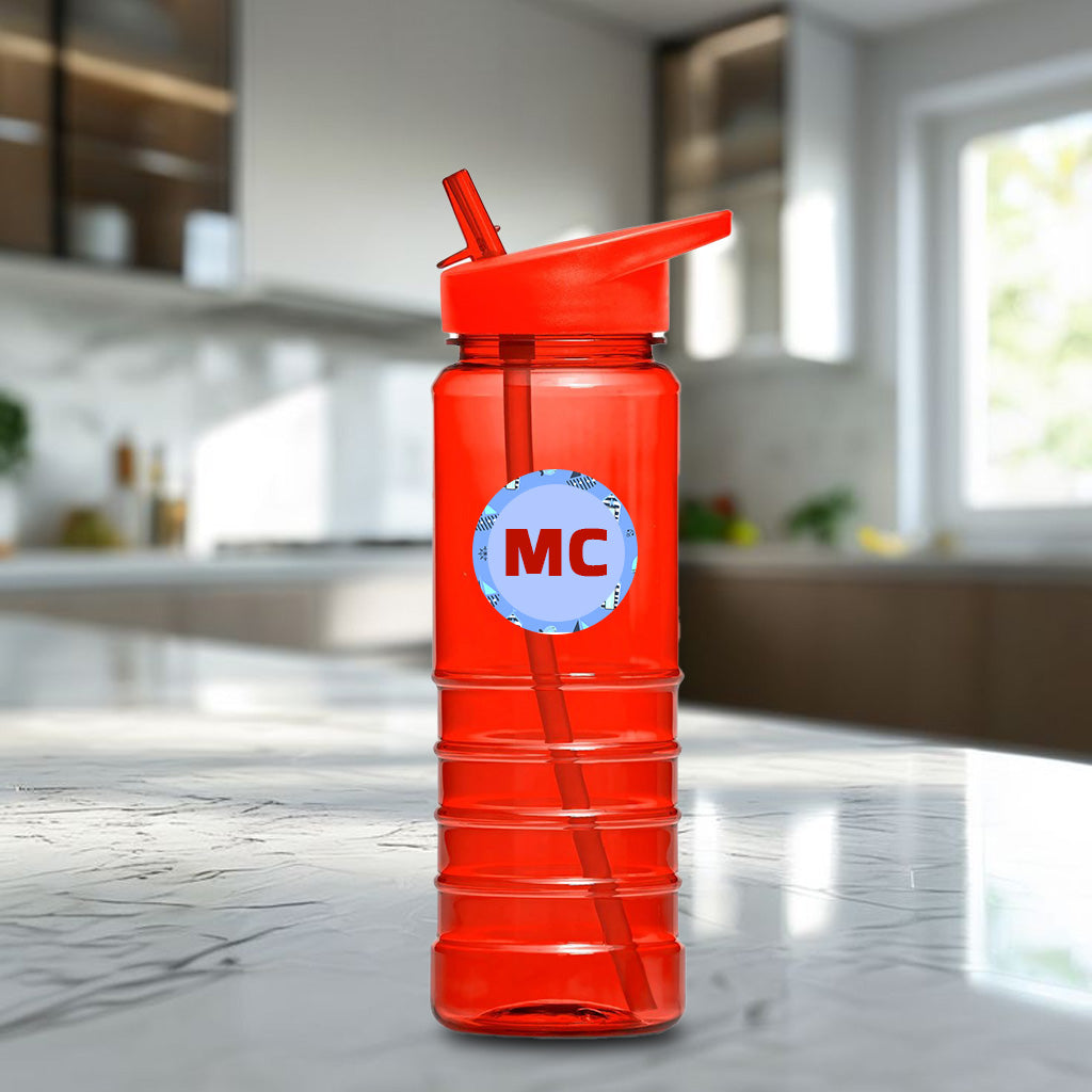 HydraFlow Plastic Water Bottle- Initials