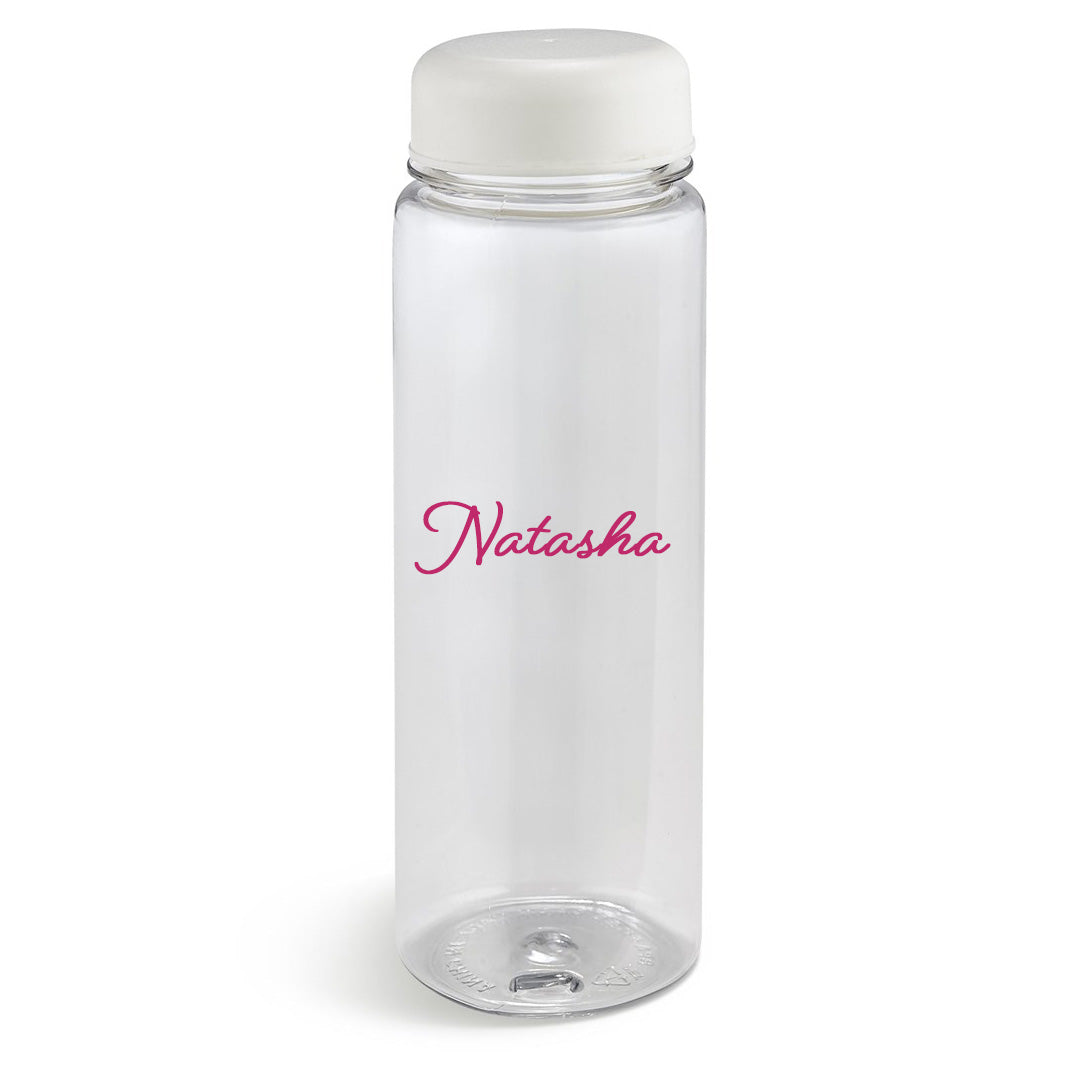 Personalised H2O Glow Plastic Water Bottle - Name