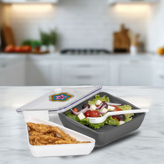 Personalised Flower Initial  Lunch Box Set